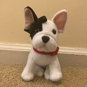 This is graces French bulldog who is retired.